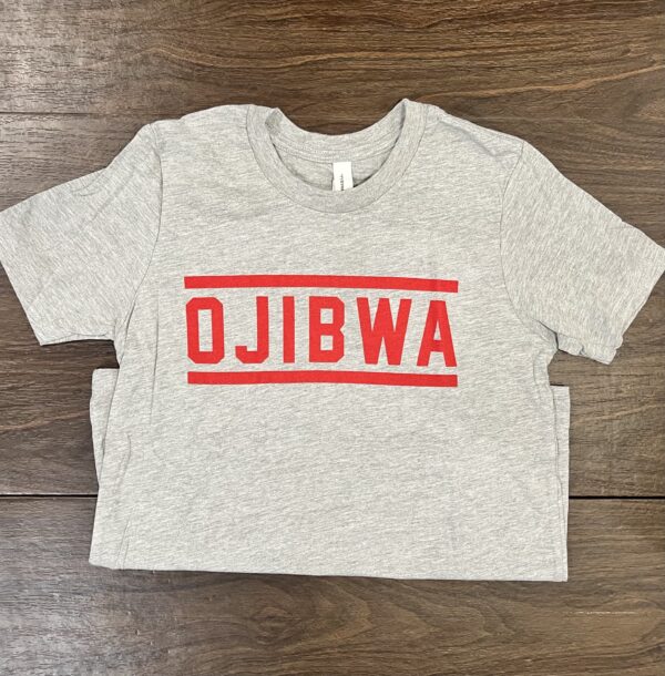 Basic Ojibwa Logo Grey Tee